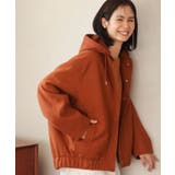 ニットフード付きウーリーブルゾン | Green Parks  | 詳細画像26 