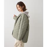 2WAYニットフードキルティングブルゾン | Green Parks | 詳細画像12