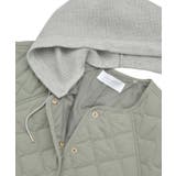 2WAYニットフードキルティングブルゾン | Green Parks | 詳細画像27