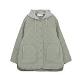 2WAYニットフードキルティングブルゾン | Green Parks | 詳細画像34