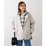 2WAYニットフードキルティングブルゾン | Green Parks | 詳細画像6