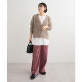 シャギーVネックカーディガン | Green Parks | 詳細画像19