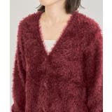 シャギーVネックカーディガン | Green Parks | 詳細画像27