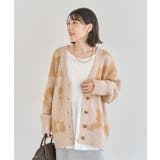 ブラウン | アニマル柄カーディガン | Green Parks 