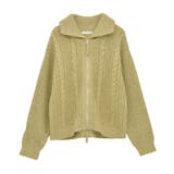 衿付きケーブルzipカーディガン | Green Parks | 詳細画像43