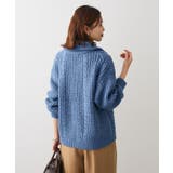 衿付きケーブルzipカーディガン | Green Parks | 詳細画像7