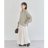 衿付きケーブルzipカーディガン | Green Parks | 詳細画像19