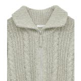 衿付きケーブルzipカーディガン | Green Parks | 詳細画像29