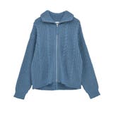 衿付きケーブルzipカーディガン | Green Parks | 詳細画像44