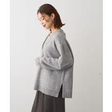 フェイクレイヤードVネックニットプルオーバー | Green Parks | 詳細画像3