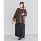 フェイクレイヤードVネックニットプルオーバー | Green Parks | 詳細画像25