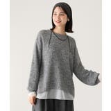 シアーゆったりニットプルオーバー | Green Parks  | 詳細画像16 