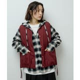 ネルチェックフードシャツ | Green Parks | 詳細画像3