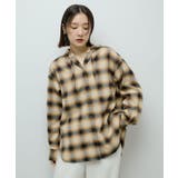 ベージュ | ネルチェックフードシャツ | Green Parks