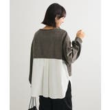 カットコーデュロイドッキングプルオーバー | Green Parks | 詳細画像17