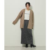 すっきり見えシルエットサテンナロースカート | Green Parks | 詳細画像2