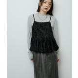 表面感ベロアバルーンキャミビスチェ | Green Parks  | 詳細画像17 