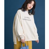 エクリュ | 裏起毛ルーズサイズロゴプルオーバー | Green Parks