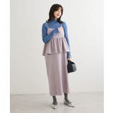 スウェードポンチペプラムキャミワンピース | Green Parks | 詳細画像12