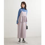 スウェードポンチペプラムキャミワンピース | Green Parks | 詳細画像13