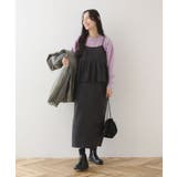 スウェードポンチペプラムキャミワンピース | Green Parks | 詳細画像16