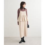 スウェードポンチペプラムキャミワンピース | Green Parks | 詳細画像2