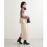 スウェードポンチペプラムキャミワンピース | Green Parks | 詳細画像3