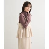 スウェードポンチペプラムキャミワンピース | Green Parks | 詳細画像6