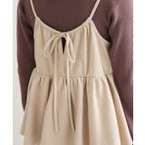 スウェードポンチペプラムキャミワンピース | Green Parks | 詳細画像9