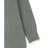 配色リラックスモールニットワンピース | Green Parks  | 詳細画像20 