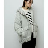 オリーブ | フーディ中綿コート | Green Parks