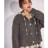 チャコールグレー | 起毛シャギーカーディガン | Green Parks