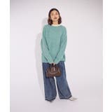 ブークレMIXニットチュニック | Green Parks | 詳細画像5