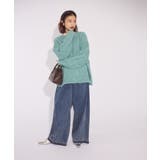 ブークレMIXニットチュニック | Green Parks | 詳細画像6