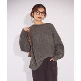 ブークレMIXニットチュニック | Green Parks | 詳細画像17