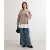 なめらかタッチスウェード調ドロストプルオーバー | Green Parks | 詳細画像23