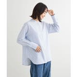 ストライプ | バンドカラーインナーシャツ | Green Parks