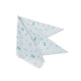 ライトグレー | フラワーシルキースカーフ | Green Parks 