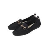 ブラック | 洗えるニットローファー | Green Parks 