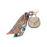 ベージュ | バッグスカーフチャーム | Green Parks 