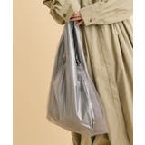 グレー | チュールレイヤードポケッタブルバッグ | Green Parks 