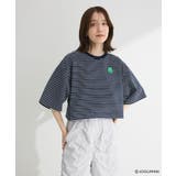 ネイビー | ジョグマン/ボーダーワイドショートTシャツ | Green Parks