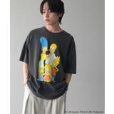 チャコールグレー | The SimpsonsピグメントプリントTEE | Green Parks