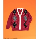 レッド | ハイキュー!! アーガイルカーディガン | Green Parks 