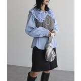 フリルビッグカラーブラウス | Green Parks | 詳細画像36