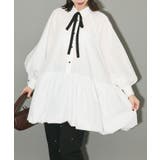 ボウタイリボン付裾バルーンシャツワンピースⅡ | Green Parks | 詳細画像13