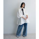 ボウタイリボン付裾バルーンシャツワンピースⅡ | Green Parks | 詳細画像2