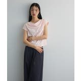 ドレープオフショルフレンチ袖Tシャツ | Green Parks | 詳細画像11