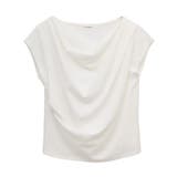 ドレープオフショルフレンチ袖Tシャツ | Green Parks | 詳細画像45