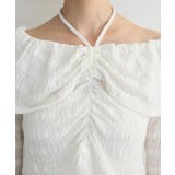 シャーリングオフショルプルオーバー | Green Parks | 詳細画像11